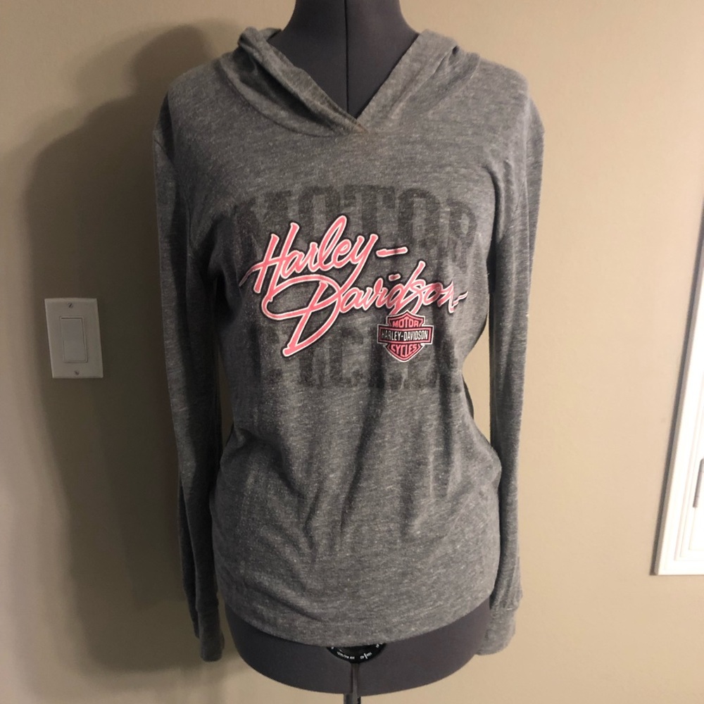 Women’s Harley Davidson long sleeve shirt hoodie